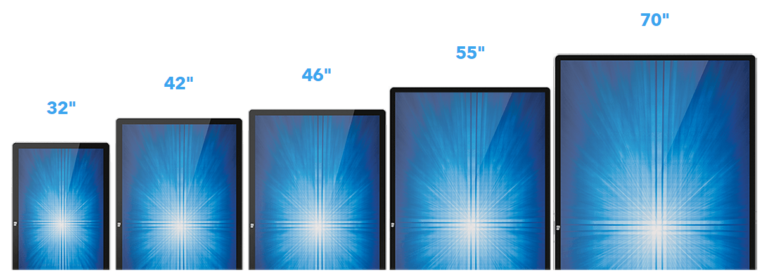 Wall Mount Touchscreen Sizes