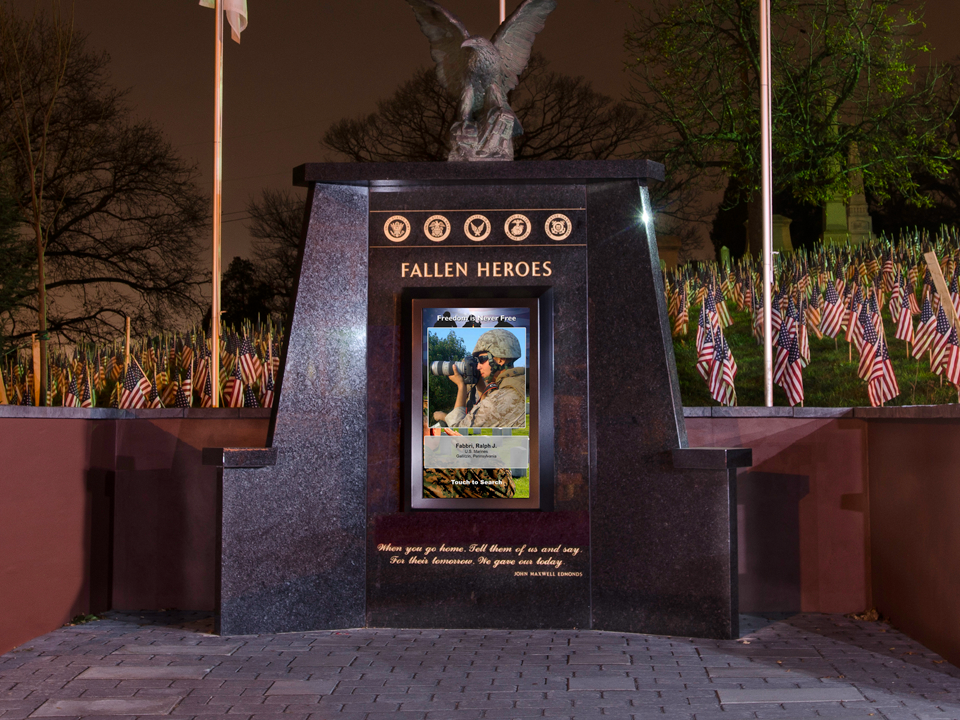 Digital Trophy Case Honors Kiosk